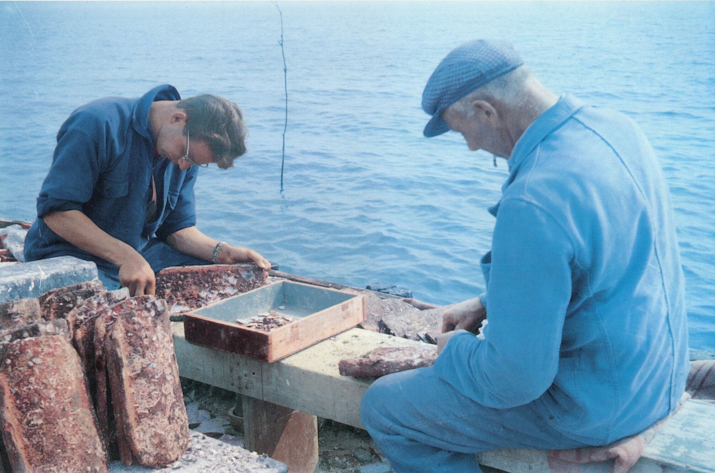 Vissersmannen (opa) in Zeeland Vissersmannen (opa) in Zeeland